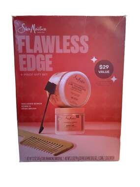 SheaMoisture Flawless Edge 4-Piece Gift Set Smoothie & Gel - $29 Value NIB